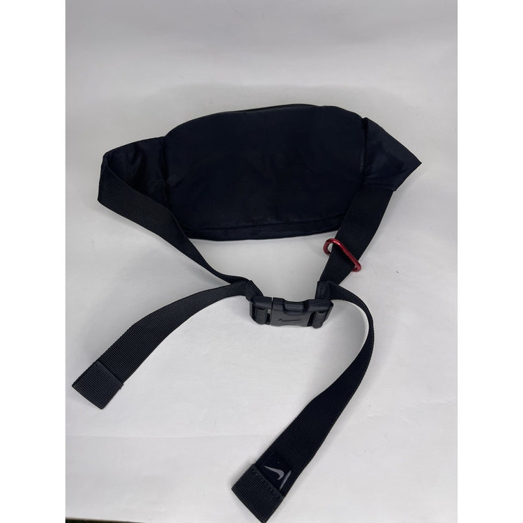 Nike Black Swoosh Fanny Pack Crossbody Medium Profile Outdoor Sport Runners Bag