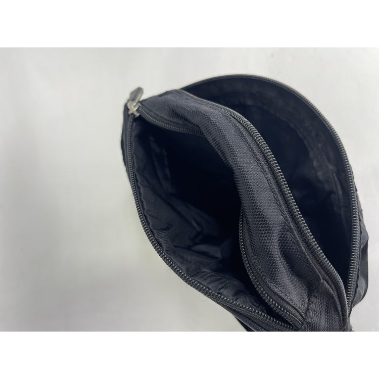 Nike Black Swoosh Fanny Pack Crossbody Medium Profile Outdoor Sport Runners Bag