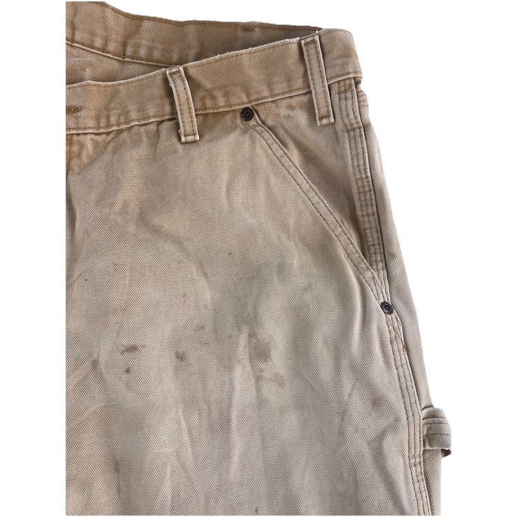 Mens Dickies Relaxed Straight Tan Khaki Pants Size 38x32