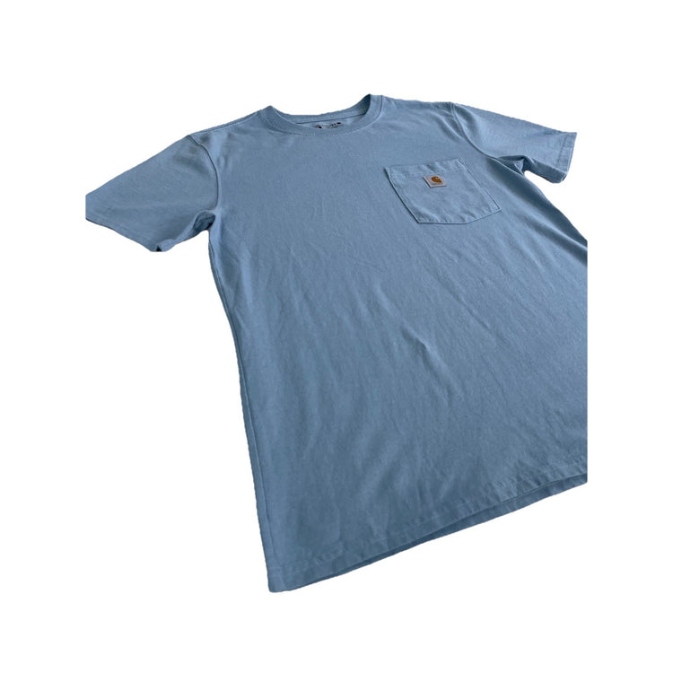 mens Carhartt Light Blue T Shirt Size Medium