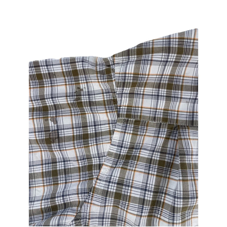 Mens Carhartt Classic Plaid SS Button-Up Shirt Size L