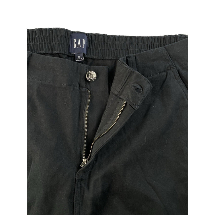 Womens Gap Black Classic Twill Pants Size 16