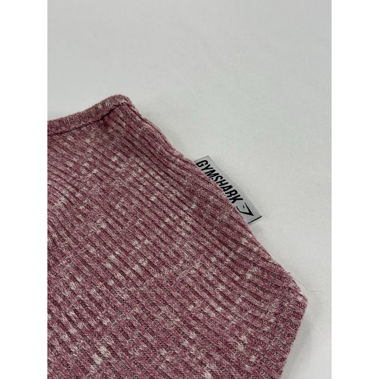 Women’s Gymshark Ribbed Mock Neck Cropped Tank Top Size Xl