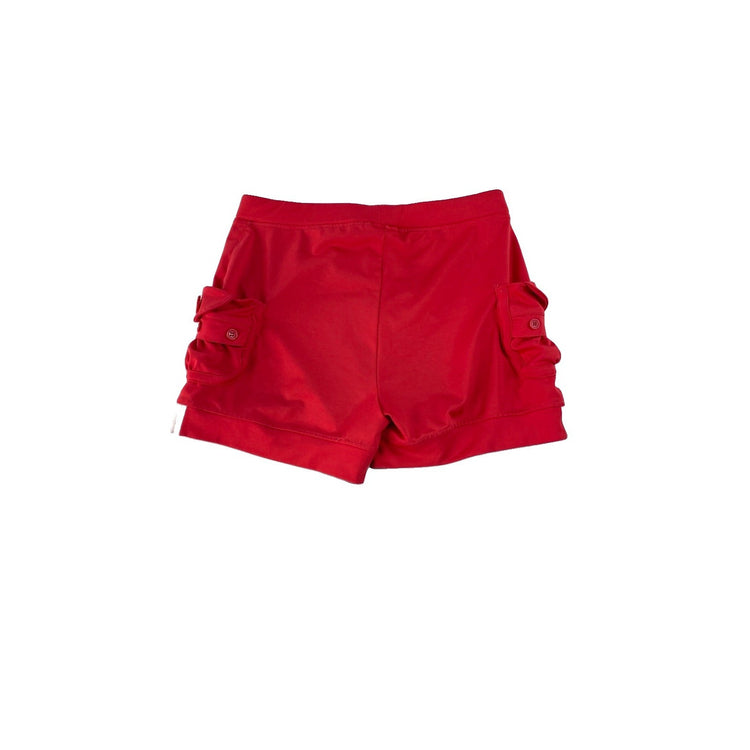 Womens Adidas Red Spandex Shorts Size Large