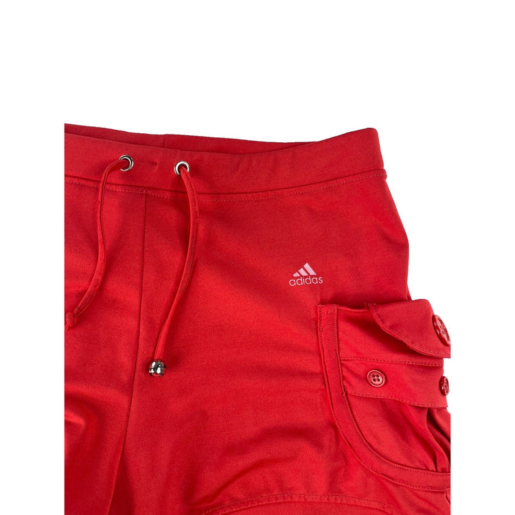 Womens Adidas Red Spandex Shorts Size Large