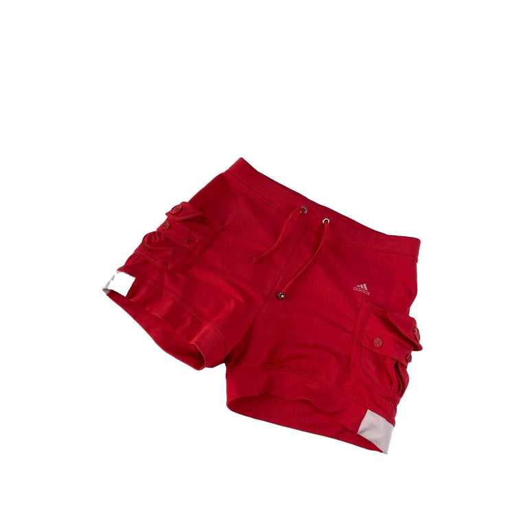 Womens Adidas Red Spandex Shorts Size Large