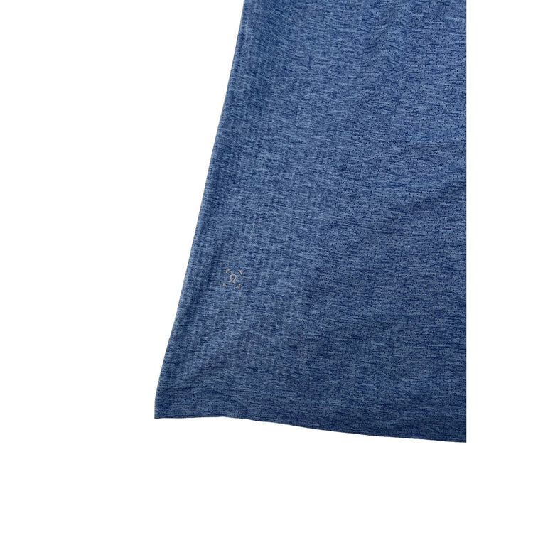 Men's Lululemon "Live in Practice" Performance Polo Shirt Blue Size XL