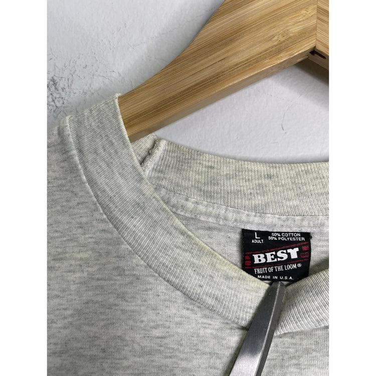 Men’s Vintage 90s Single Stitch NBC Teenz On Tv 2 Gray T Shirt Sz L