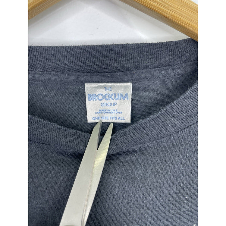 VTG Back Stage Local Crew 1995 Black Cat Logo T Shirt One Size Fits All