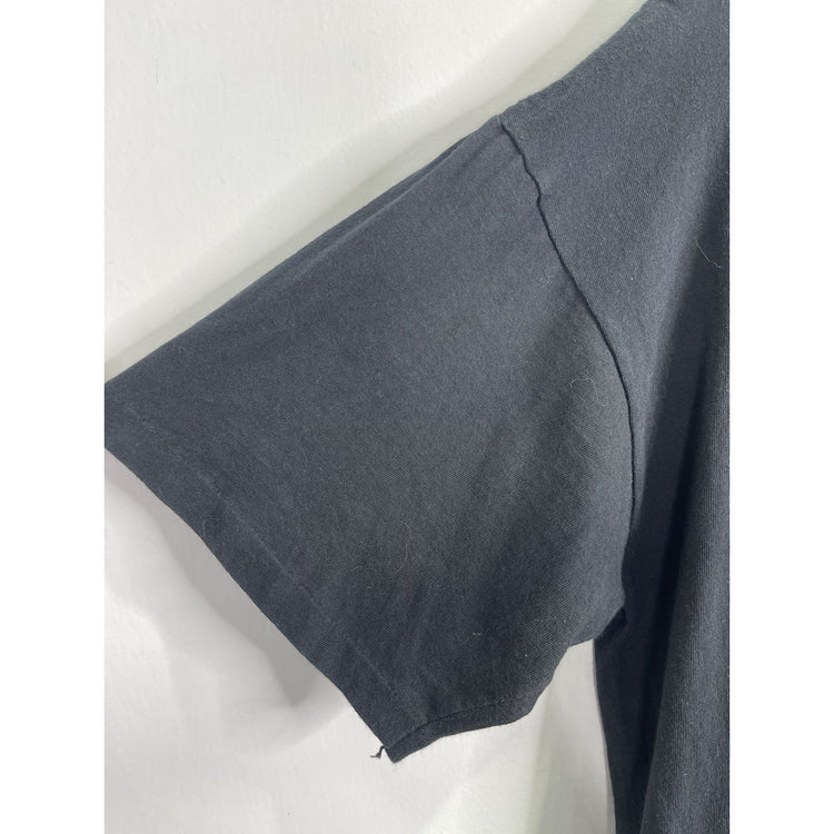 VTG Back Stage Local Crew 1995 Black Cat Logo T Shirt One Size Fits All