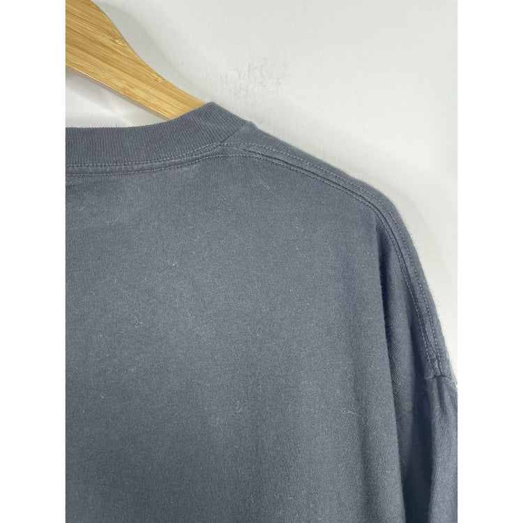 VTG Back Stage Local Crew 1995 Black Cat Logo T Shirt One Size Fits All