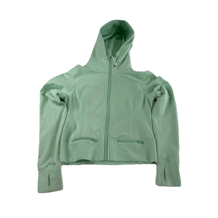 Lululemon Scuba Hoodie Size 8 Mint Green Full Zip