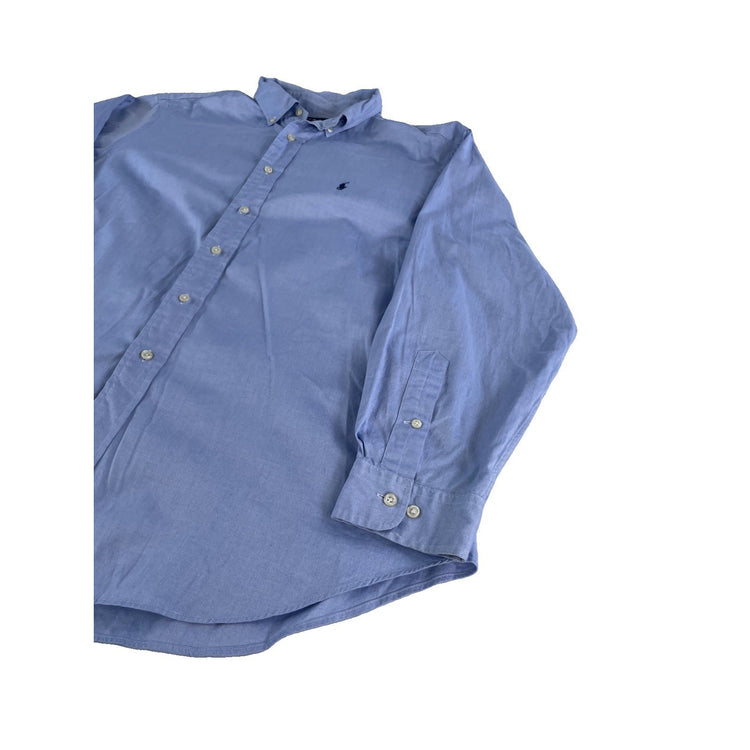 Mens Ralph Lauren Classic Fit Baby Blue ButtonUp Shirt Size 17 1/2 34/35