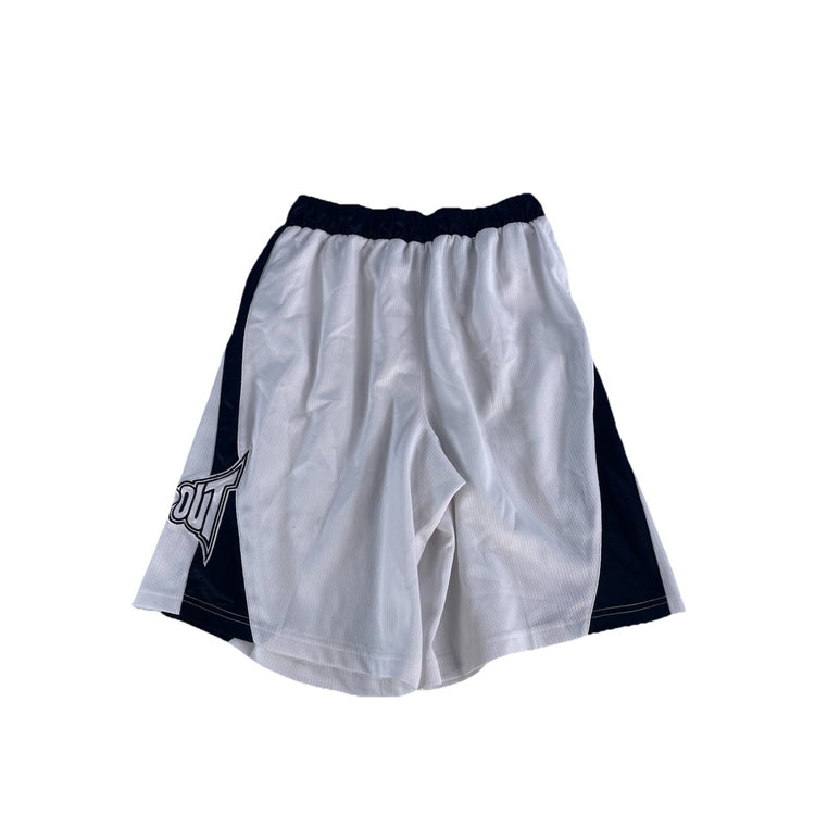 Mens Tapout White & Black Boxing Shorts Size Large