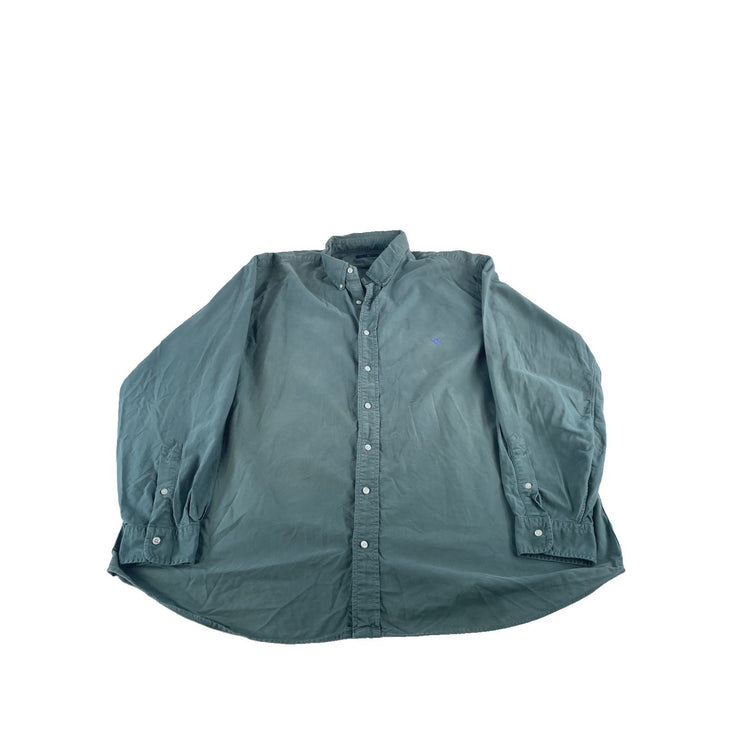 Mens Polo Ralph Lauren Green Button Down Shirt Size 2XB