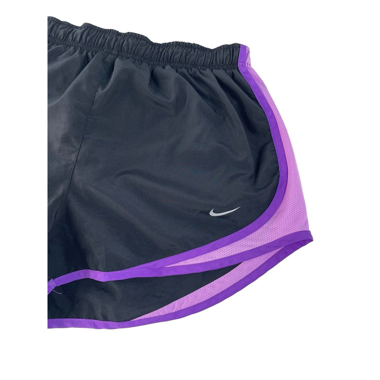 Womens Nike Black & Purple Running Shorts Size Large