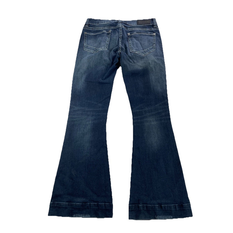Womens Wrangler Bootcut Blue Jeans Size 31x32