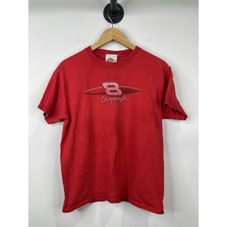 Men’s VTG Dale Earnhardt Jr Shirt Red NASCAR Racing Budweiser #8 T Shirt Sz M
