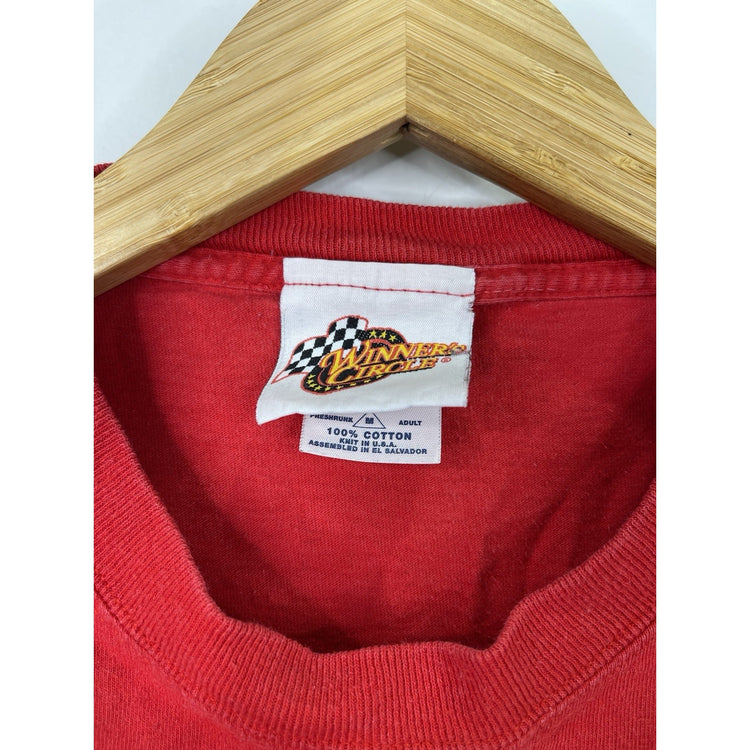 Men’s VTG Dale Earnhardt Jr Shirt Red NASCAR Racing Budweiser #8 T Shirt Sz M