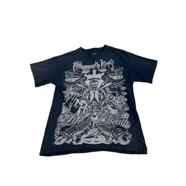 Mens Vintage Kottonmouth Kings Black Graphic T-Shirt Size Large