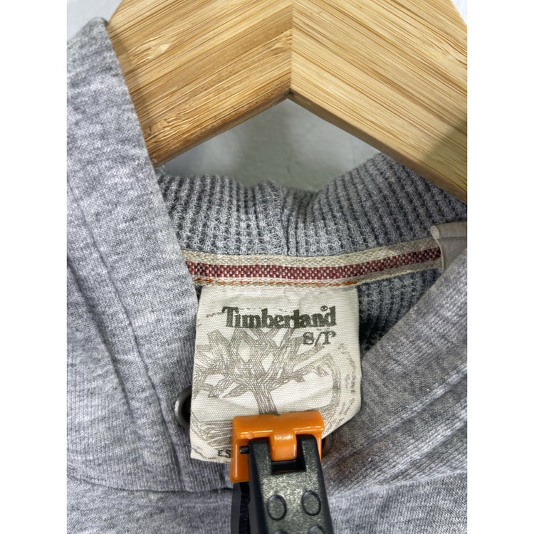Men’s Y2K Timberland Gray 73’ Graphic Hoodie Sz Small