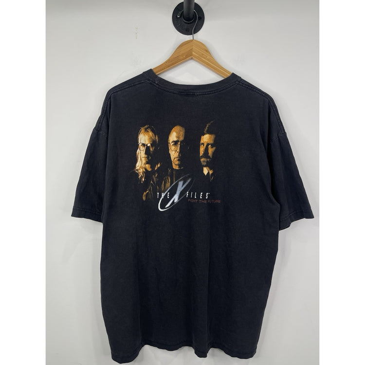 Vintage The X Files Fight The Future 1998 Faded T Shirt Movie Promo TV Faded XL