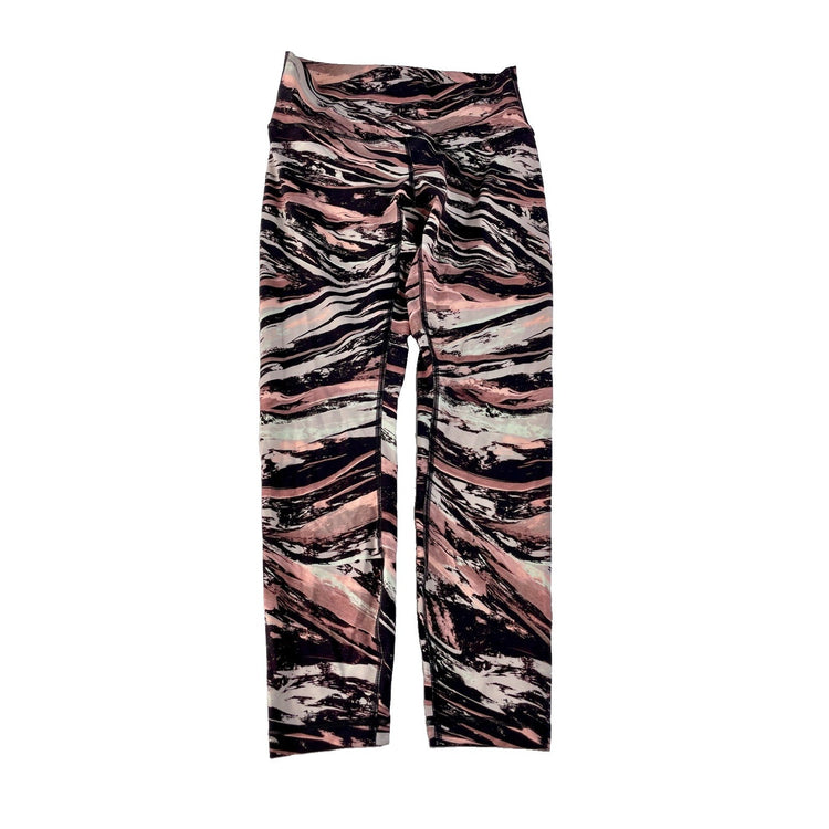 Lululemon Women's Multicolor Abstract Print Athletic Leggings, Size 8