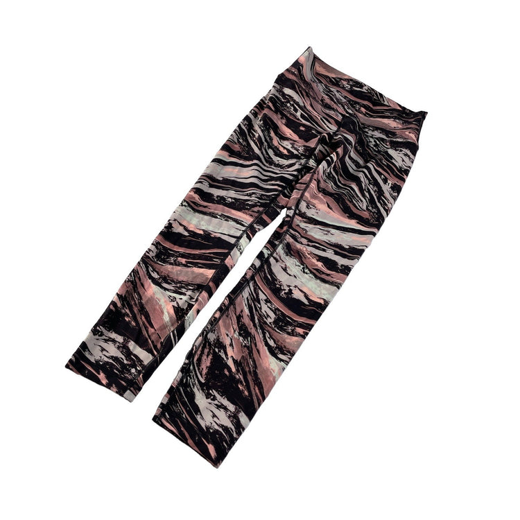 Lululemon Women's Multicolor Abstract Print Athletic Leggings, Size 8