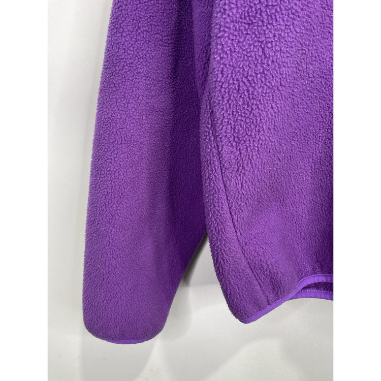 Vintage Patagonia Fleece Sweatshirt Adult Large Small Snap Neck Jacket