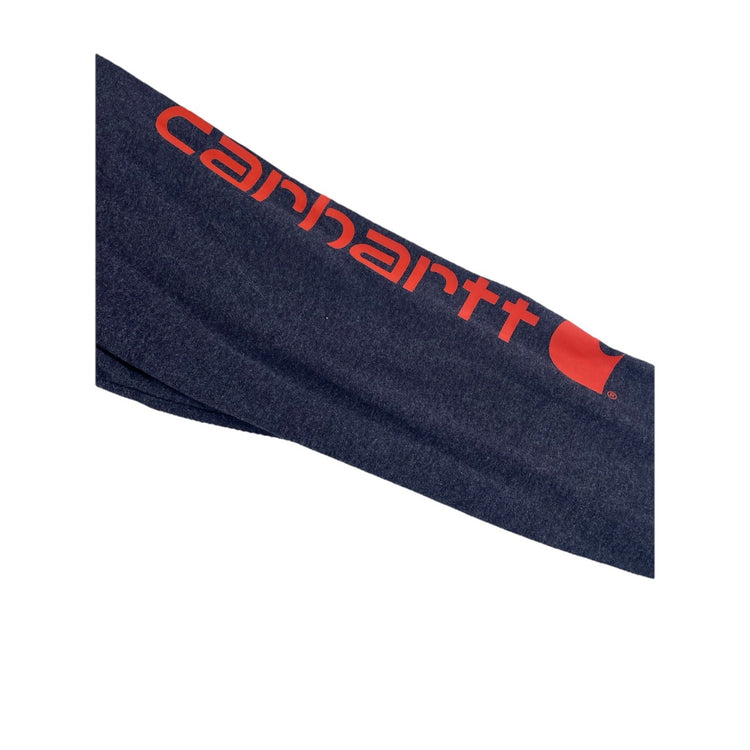 Mens Carhartt Original Fit Longsleeve Logo Print Solid Shirt Size L