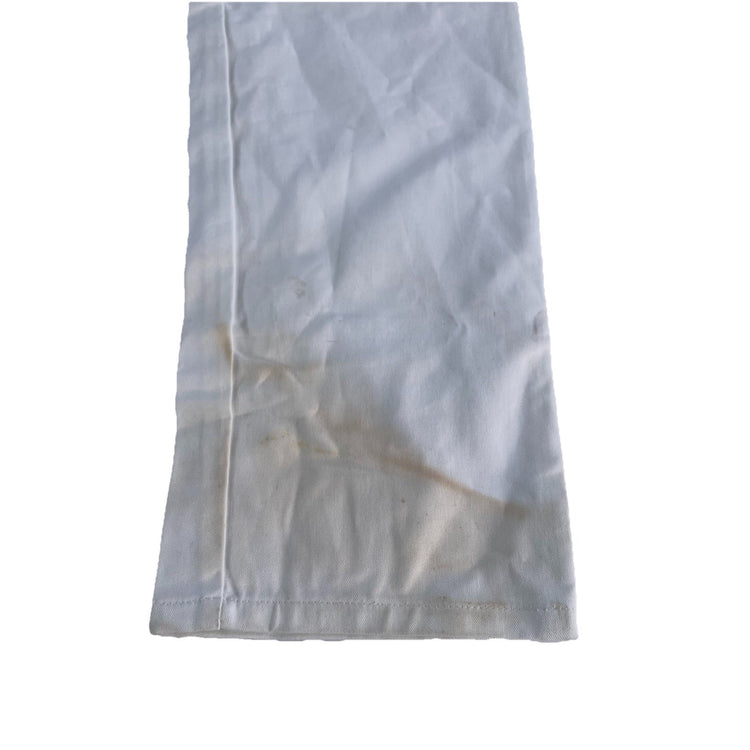 Mens Dickies Distressed Relaxed Fit White Canvas Carpenter Pants Size 32x30