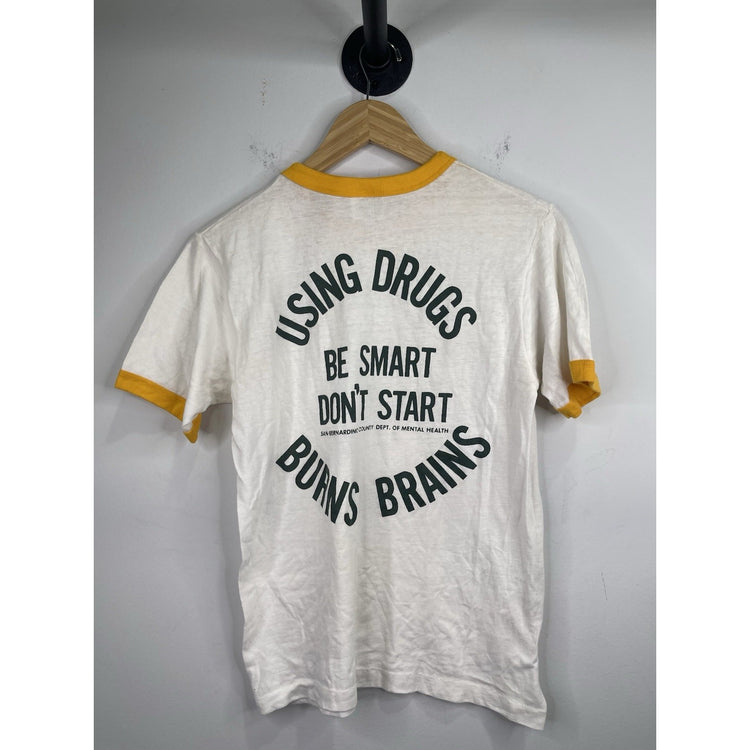 Vintage Anti Drug Hanes T-shirt Size M