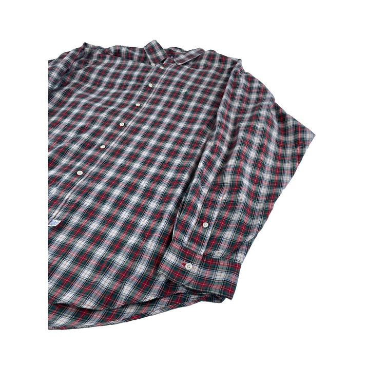Mens Ralph Lauren Colorful Plaid Pattern ButtonUp Shirt Size Xl