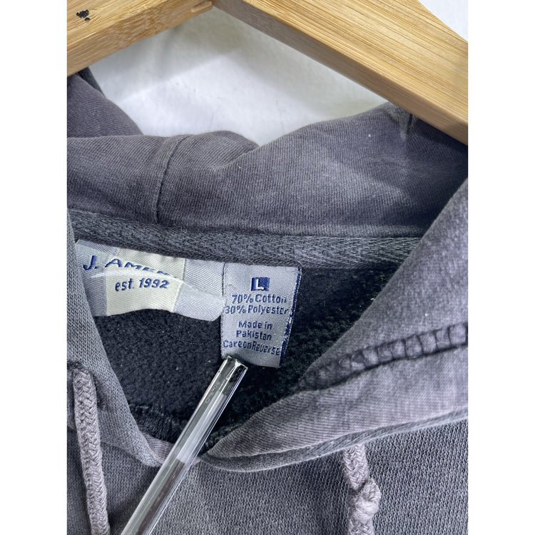 Men’s Vintage Oklahoma State OSU Embroidered Faded Black Hoodie Sz L