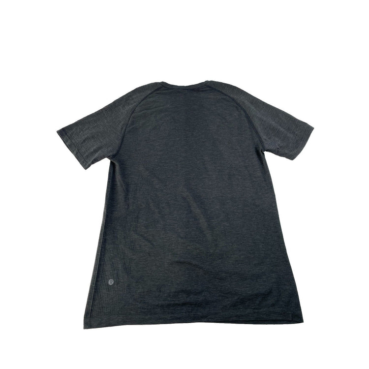 Men's Lululemon Athletica Charcoal Grey Performance T-Shirt, Size M
