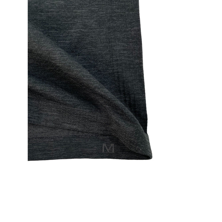Men's Lululemon Athletica Charcoal Grey Performance T-Shirt, Size M