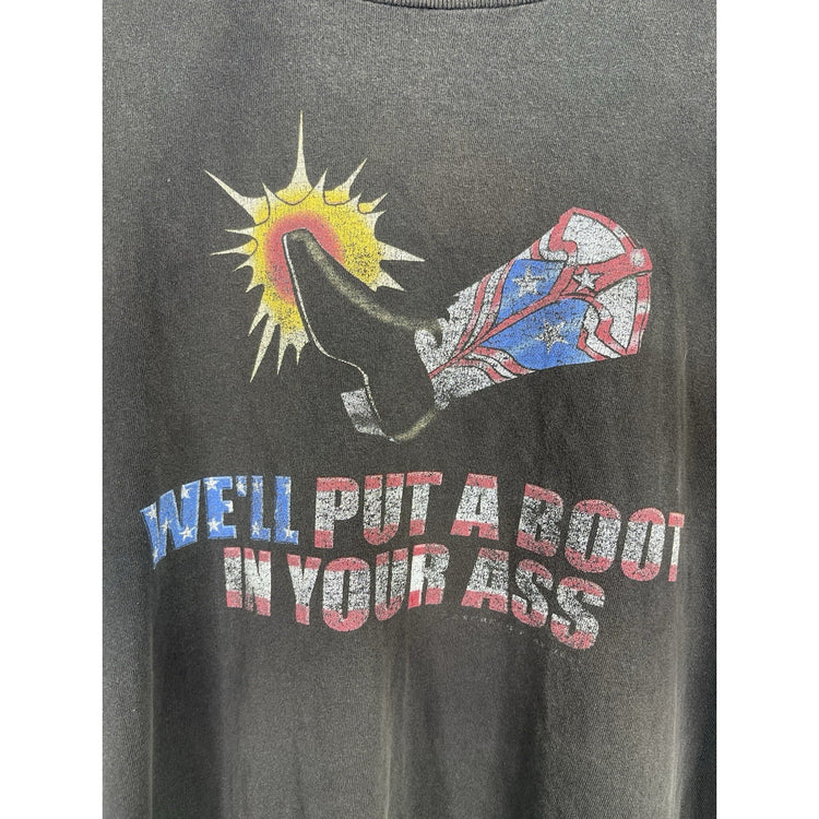 VTG Toby Keith T-shirt We’ll Put A Boot Up Your Ass…It’s the American Way XLarge