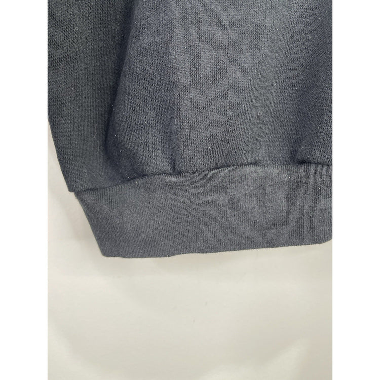 Men’s Houston Oilers NFL Football Helmet 90s Black Logo 7 Inc Sweatshirt Sz L