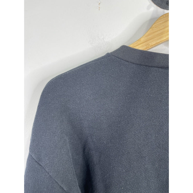 Men’s Houston Oilers NFL Football Helmet 90s Black Logo 7 Inc Sweatshirt Sz L