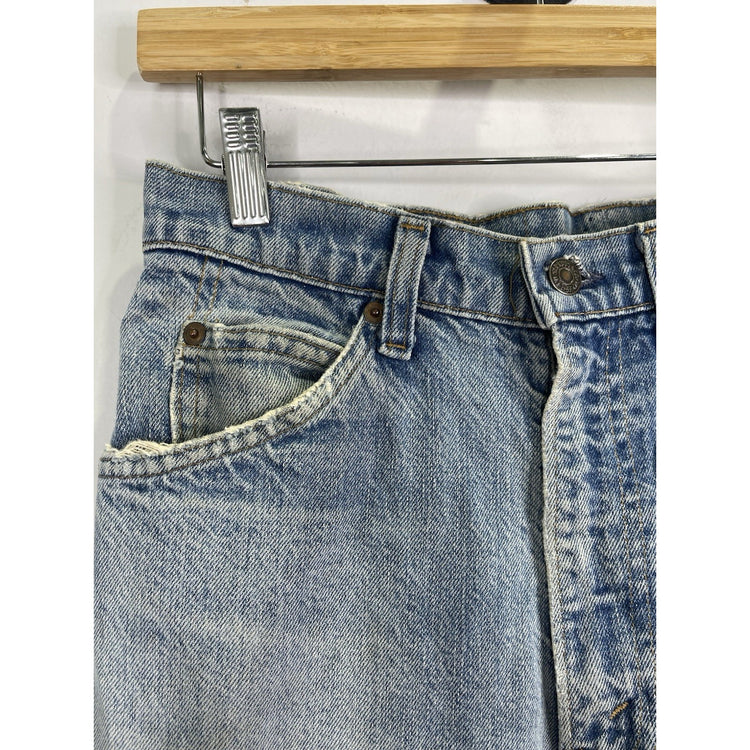 Men’s Levi Strauss & Co. Light Wash Distressed Denim Jeans 34x27