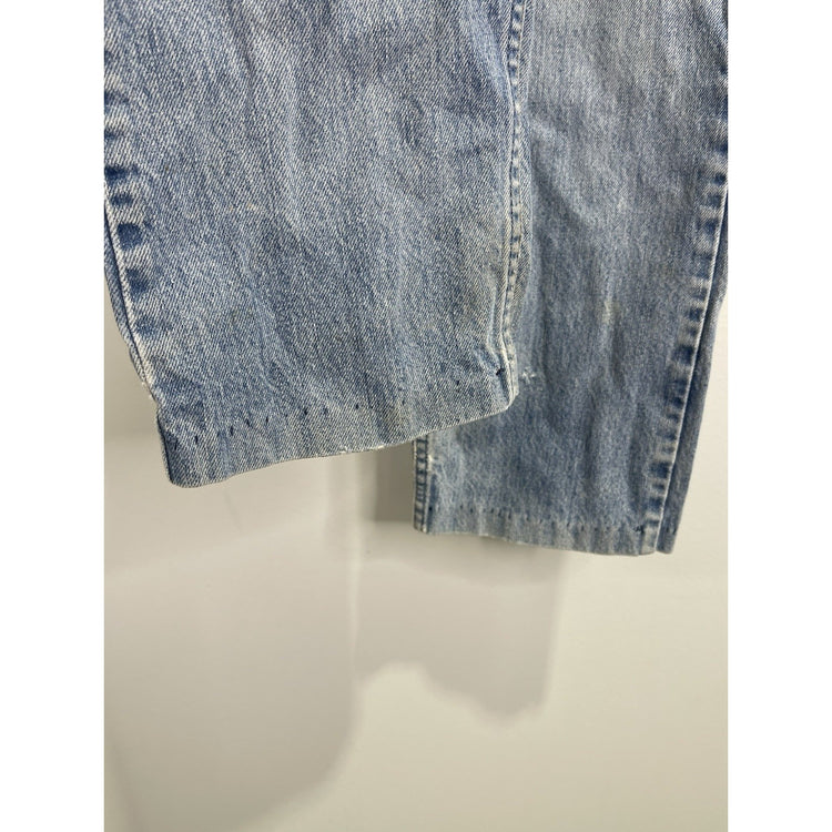 Men’s Levi Strauss & Co. Light Wash Distressed Denim Jeans 34x27