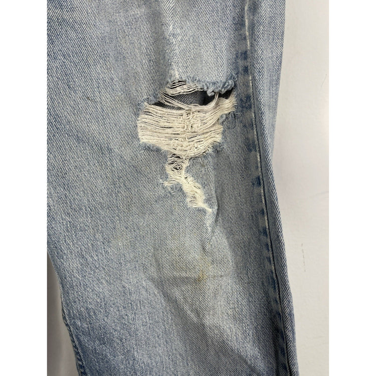 Men’s Levi Strauss & Co. Light Wash Distressed Denim Jeans 34x27