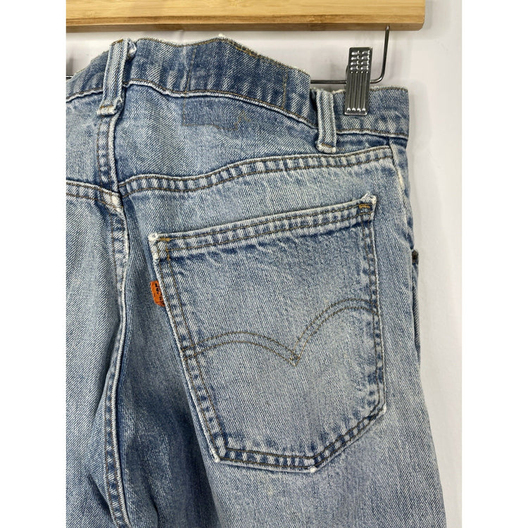 Men’s Levi Strauss & Co. Light Wash Distressed Denim Jeans 34x27