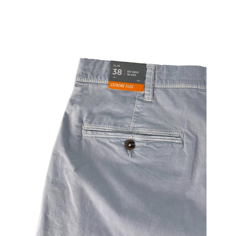Mens American Eagle NWT Light Gray Blue Extreme Flex Slim Chino Shorts SIZE 38