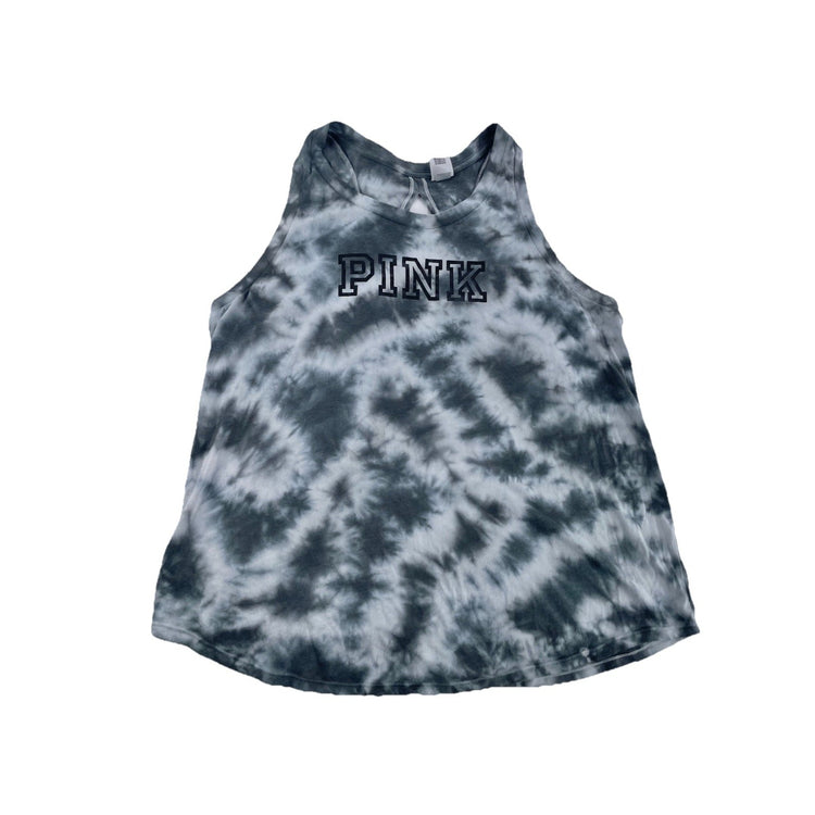 Womens Victoria’s Secret PINK Tie Dye Open Back Tank Top Size XL