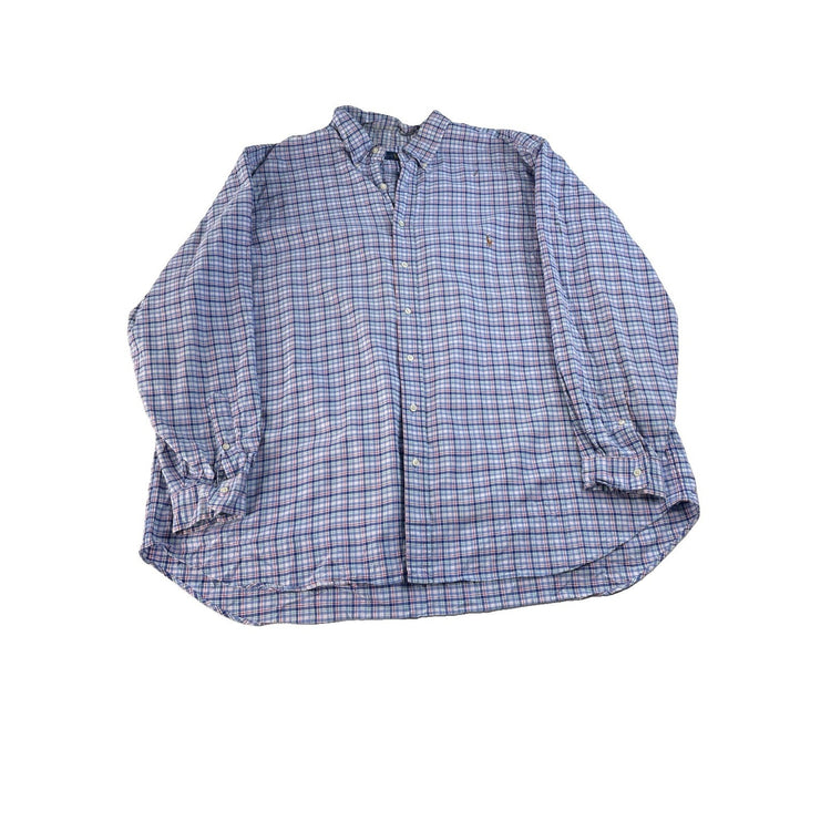 Mens Ralph Lauren Colorful Button-Up LongSleeve Shirt Size 3XB