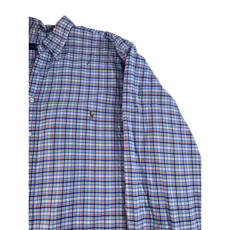 Mens Ralph Lauren Colorful Button-Up LongSleeve Shirt Size 3XB