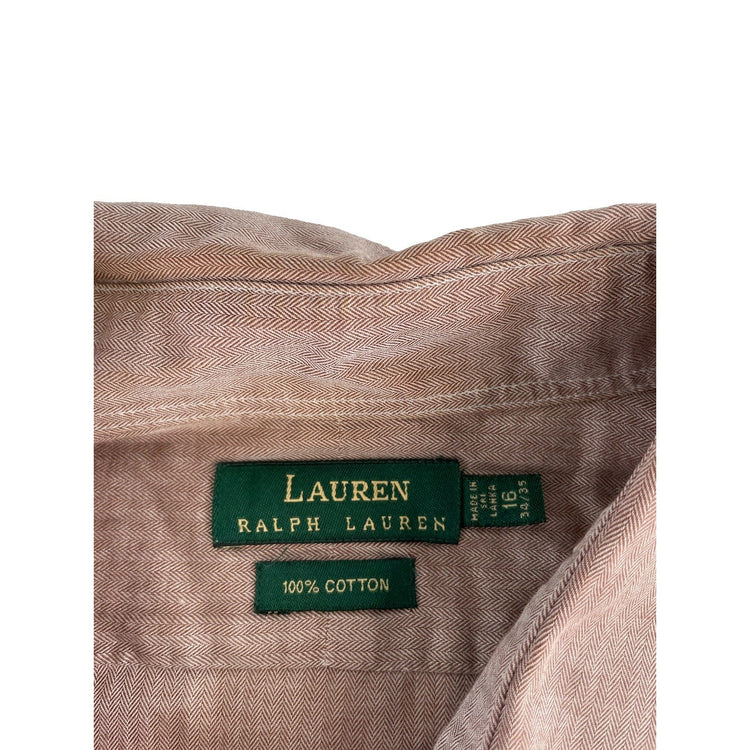 Mens Lauren Ralph Lauren Classic Button-up Shirt Size 16 34/35