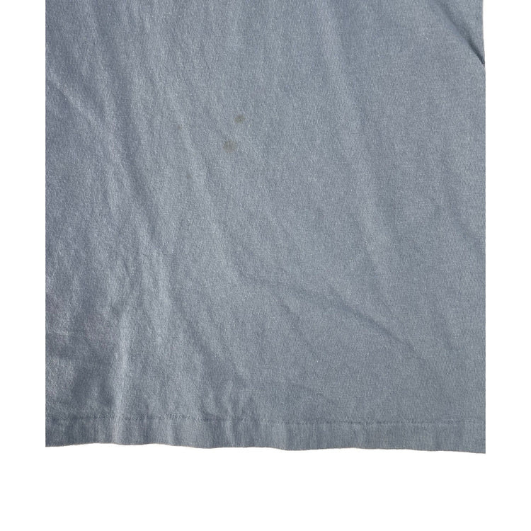 Mens Vintage 90s Hanes Beefy T Blue Single Stitch Angel Graphic Tee Size L