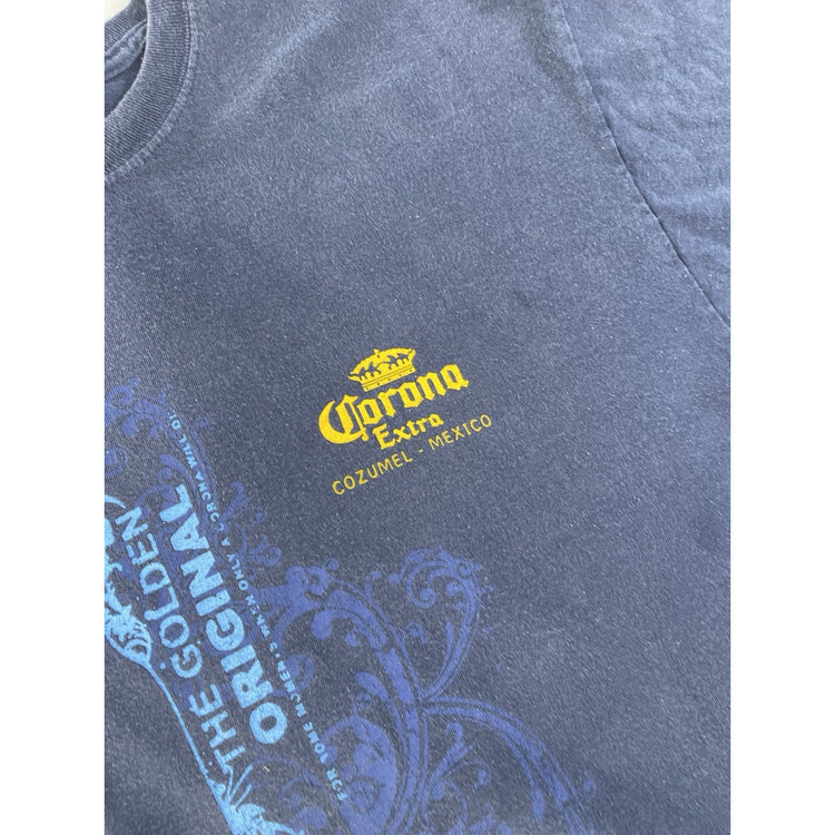 Men’s Corona Extra Navy Blue T Shirt Size XL